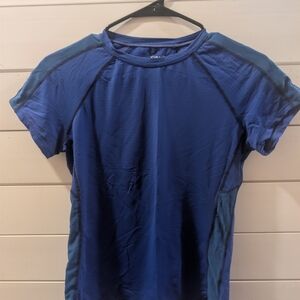 CoolBlast Men's Blue Athletic Tee - Small